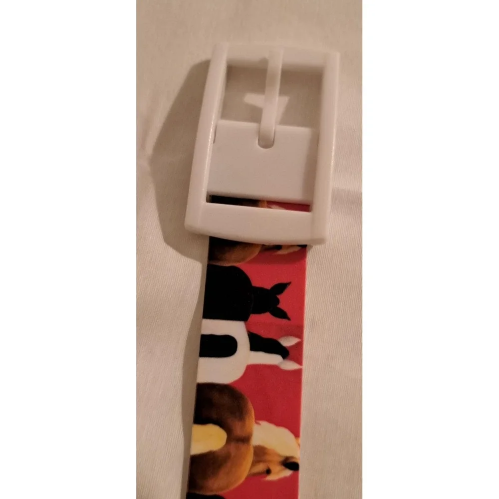 Novelty Belt Set 3 Plastic Buckle Horses and Horseshoe‎ Patterns